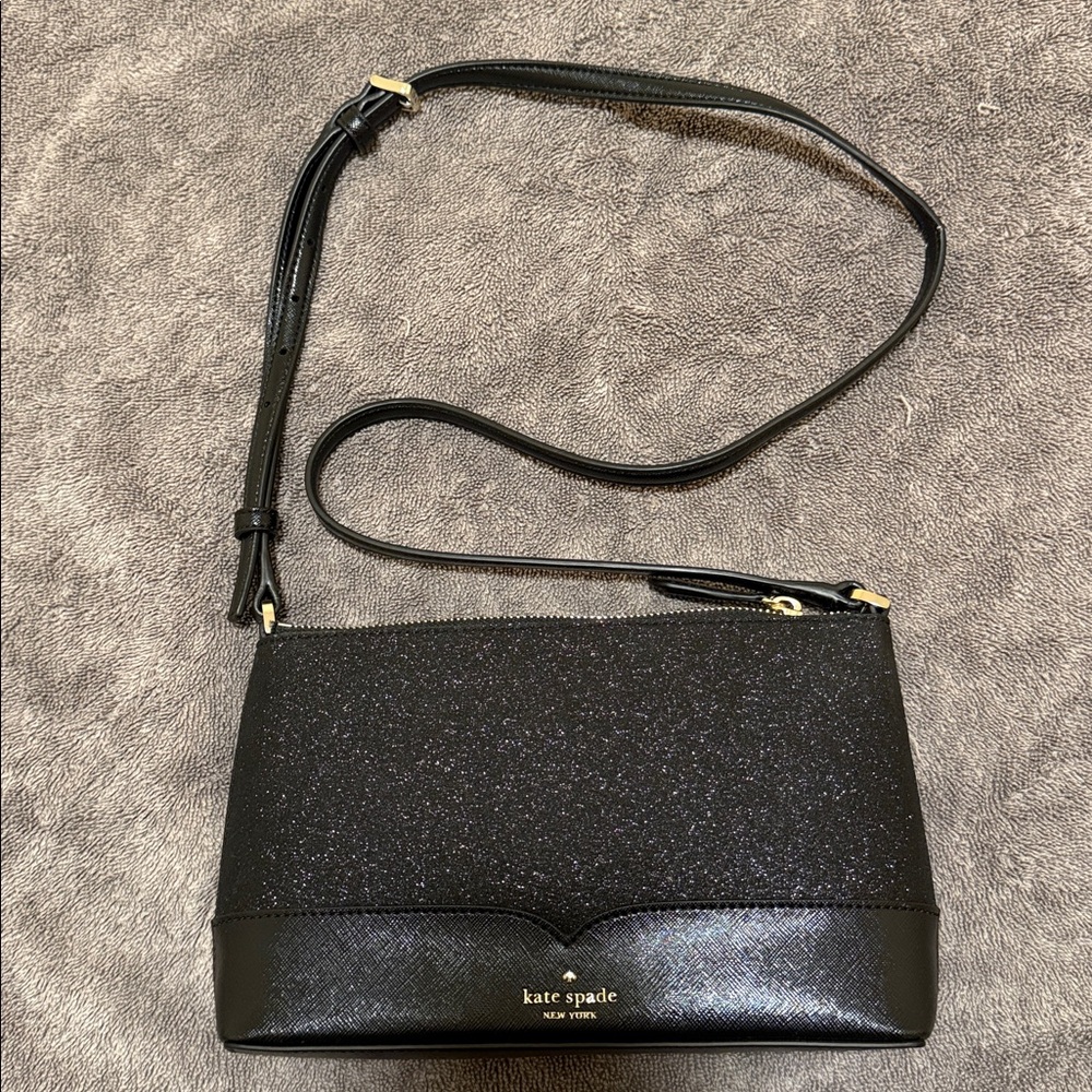 Kate Spade Sparkling Black Crossbody Bag